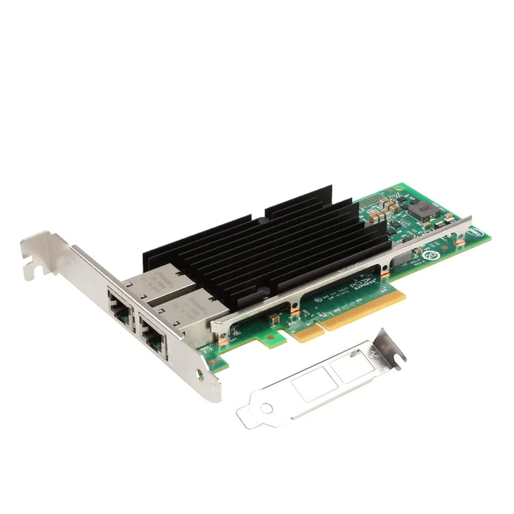آداپتور شبکه سرور اترنت X540-T2 10Gb PCI-E X8 دو پورت RJ45