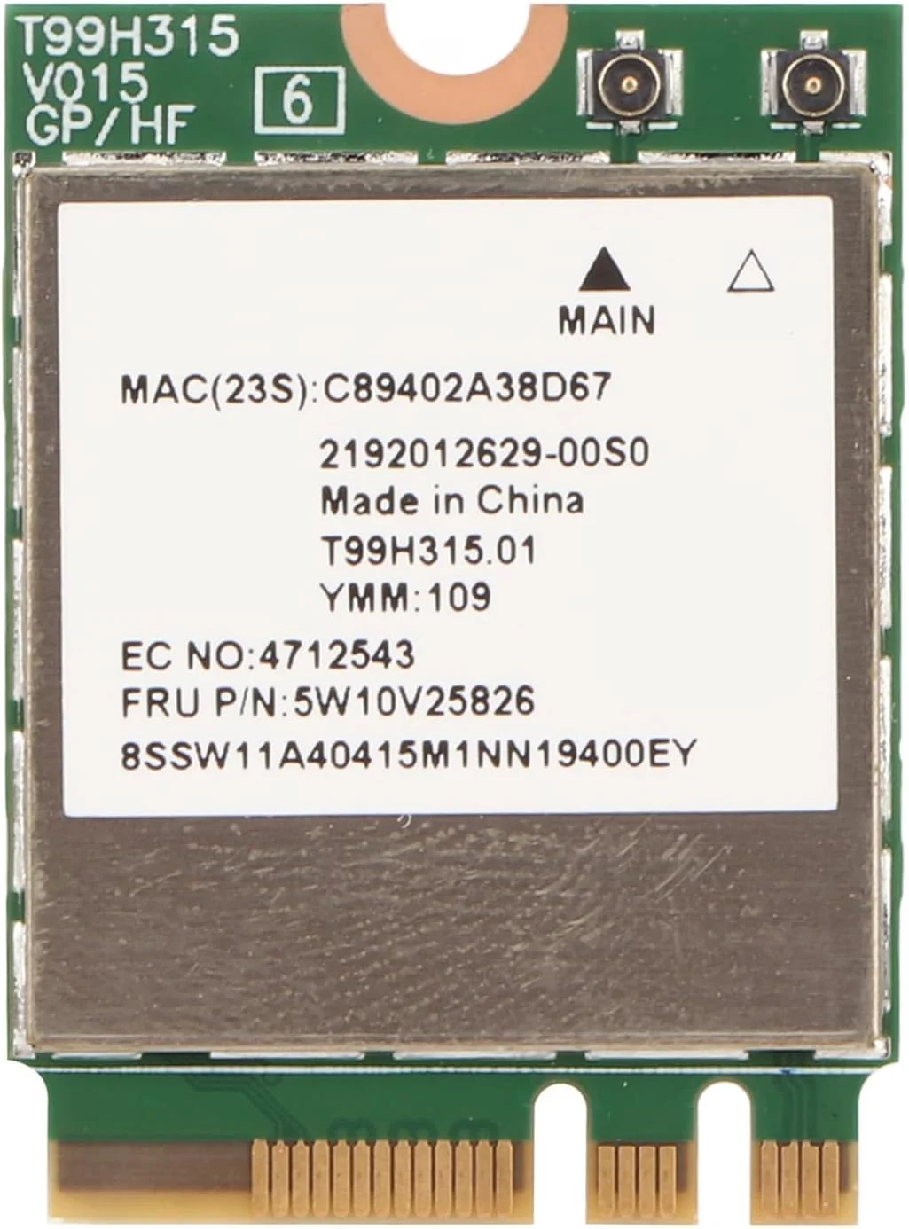 کارت شبکه 6E مدل VBESTLIFE، کارت 6E برای MT7922، سه بانده 2.4G 5G 6G، سرعت 5400 مگاهرتز، بلوتوث 5.3، مناسب برای VBESTLIFE5yr9obkhei