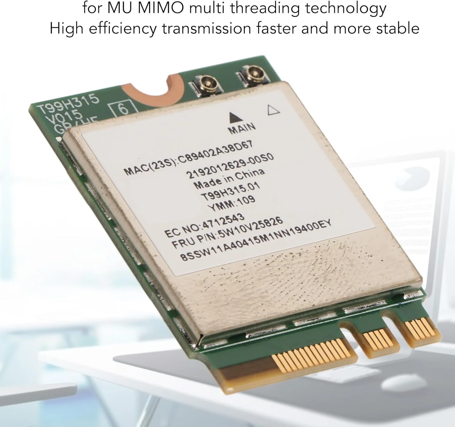 کارت شبکه 6E مدل VBESTLIFE، کارت 6E برای MT7922، سه بانده 2.4G 5G 6G، سرعت 5400 مگاهرتز، بلوتوث 5.3، مناسب برای VBESTLIFE5yr9obkhei کارت شبکه 6E مدل VBESTLIFE، کارت 6E برای MT7922، سه بانده 2.4G 5G 6G، سرعت 5400 مگاهرتز، بلوتوث 5.3، مناسب برای VBESTLIFE5yr9obkhei