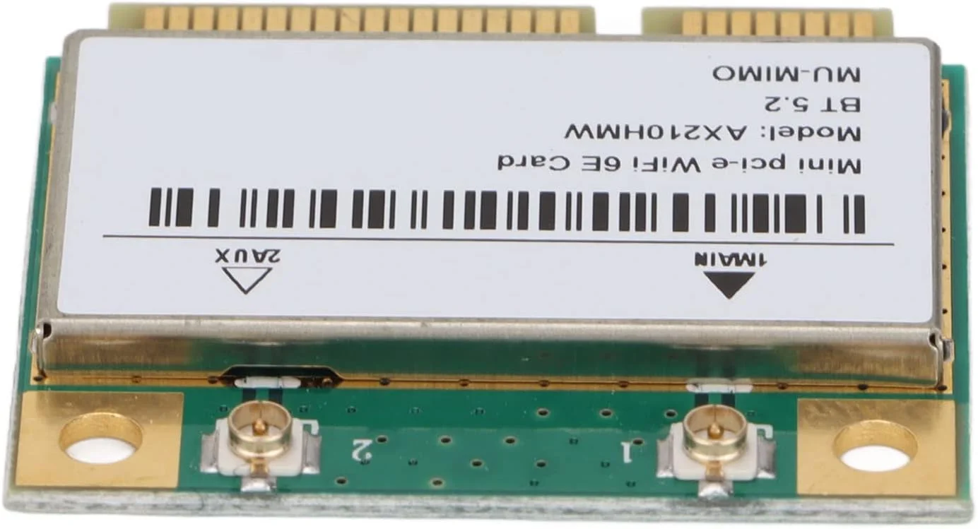 کارت سه باندی 6 گیگاهرتز، آداپتور شبکه با راندمان بالا با BT 5.2، فناوری MU MIMO برای Win10، Win11 کارت سه باندی 6 گیگاهرتز، آداپتور شبکه با راندمان بالا با BT 5.2، فناوری MU MIMO برای Win10، Win11