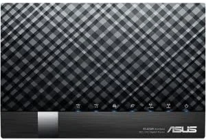 روتر گیگابیتی دو بانده ASUS Wireless-AC1200 802.11ac (تا 1200 مگابیت در ثانیه) - AiRadar قدرت سیگنال را در هر جهت بهینه می کند و دارای پورت های USB 3.0 به همراه USB 2.0 برای فایل، 3G/4G و پرینتر (RT-AC56R)