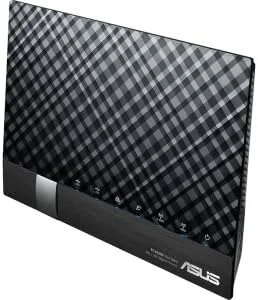 روتر گیگابیتی دو بانده ASUS Wireless-AC1200 802.11ac (تا 1200 مگابیت در ثانیه) - AiRadar قدرت سیگنال را در هر جهت بهینه می کند و دارای پورت های USB 3.0 به همراه USB 2.0 برای فایل، 3G/4G و پرینتر (RT-AC56R)