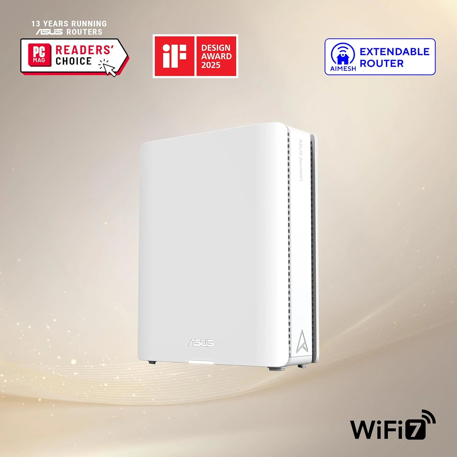 روتر مش وای فای 7 چهار بانده ASUS ZenWiFi BQ16 Pro (تک عددی)، پوشش تا 370 متر مربع، دارای 2 پورت 10G، کنترل هوشمند خانه با Multi-SSID، VPN و کنترل والدین، امنیت رایگان، AiMesh روتر مش وای فای 7 چهار بانده ASUS ZenWiFi BQ16 Pro (تک عددی)، پوشش تا 370 متر مربع، دارای 2 پورت 10G، کنترل هوشمند خانه با Multi-SSID، VPN و کنترل والدین، امنیت رایگان، AiMesh