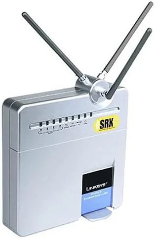 روتر پهن باند بی سیم Cisco-Linksys WRT54GX Wireless-G با SRX