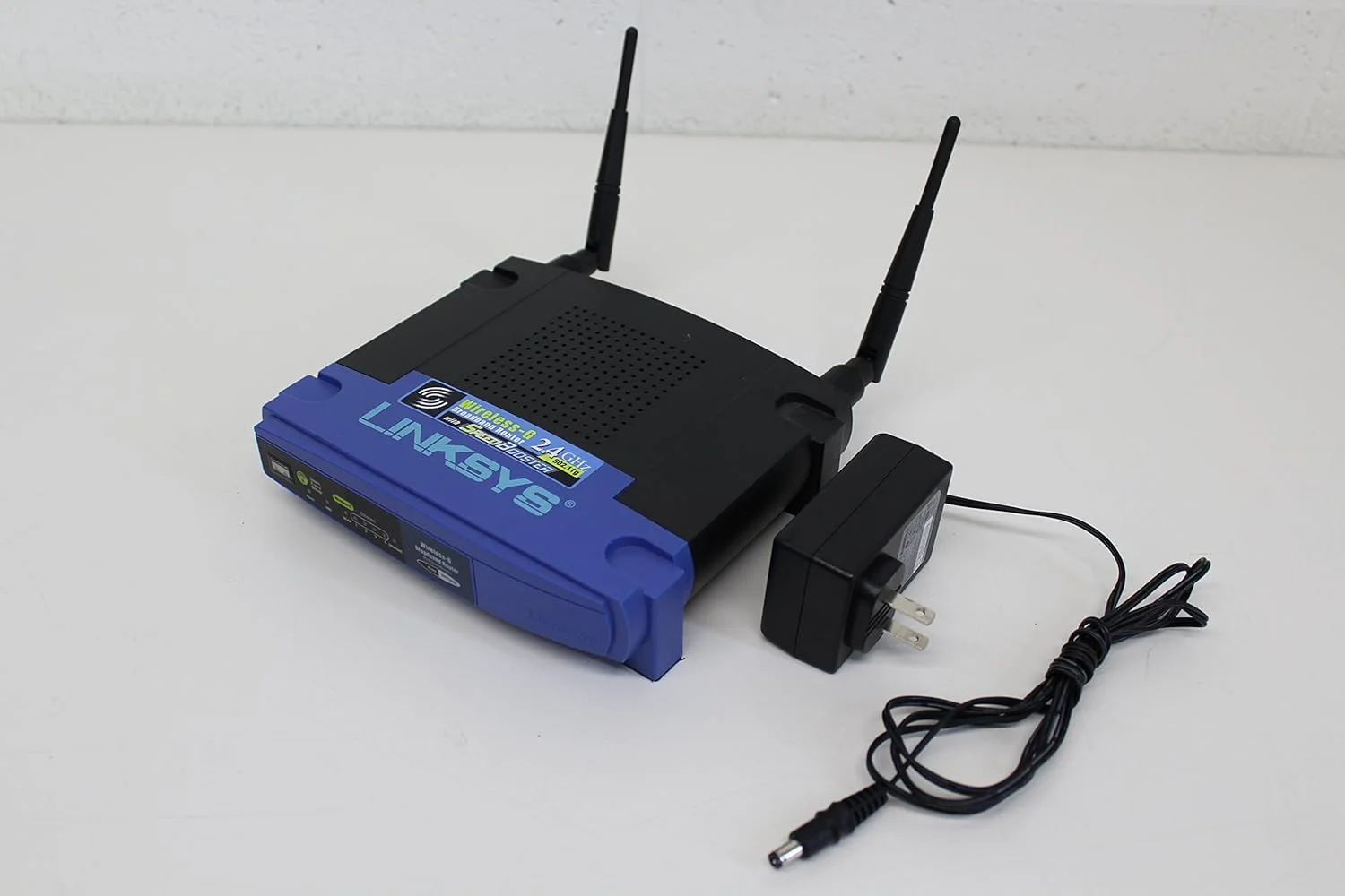 روتر پهن باند بی‌سیم Cisco-Linksys WRT54GS Wireless-G با SpeedBooster