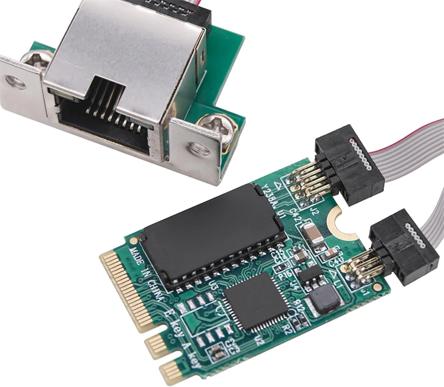 کارت شبکه اترنت 2.5G گیگابیتی M.2 Key A+E با سرعت 2500 مگابیت بر ثانیه، چیپست RTL8125B کارت شبکه اترنت 2.5G گیگابیتی M.2 Key A+E با سرعت 2500 مگابیت بر ثانیه، چیپست RTL8125B