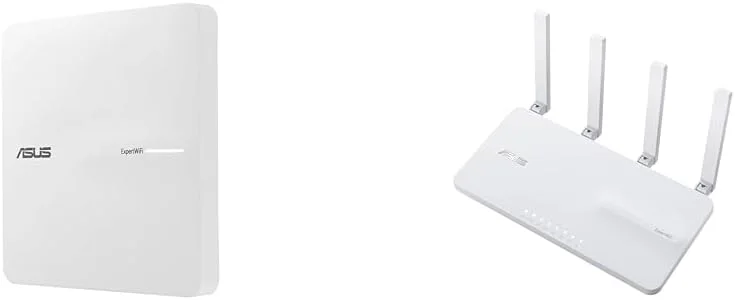 بسته اکسس پوینت ASUS ExpertWiFi EBA63 AX3000 PoE و روتر تجاری EBR63 AX3000 WiFi 6