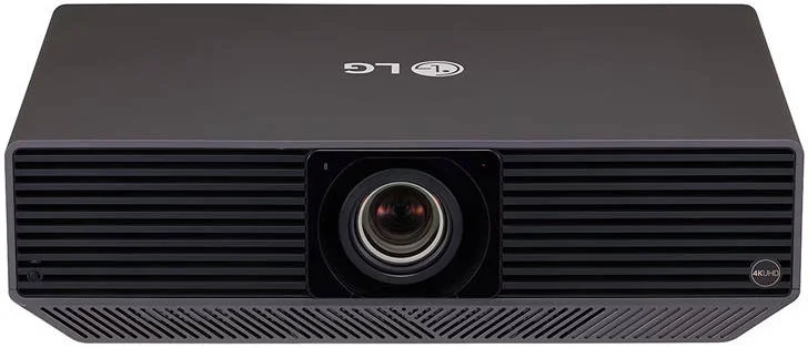 پروژکتور لیزری 4K UHD ال‌جی ProBeam مدل 2023، با روشنایی 7000 انسی لومن، نسبت پرتاب 1.53 - 2.45، نسبت تصویر 16:9، زوم 1.6x، اندازه تصویر 40 تا 300 اینچ، بلندگوی 10 واتی (5W+5W)، مشکی | LGBU70QGA.AMA