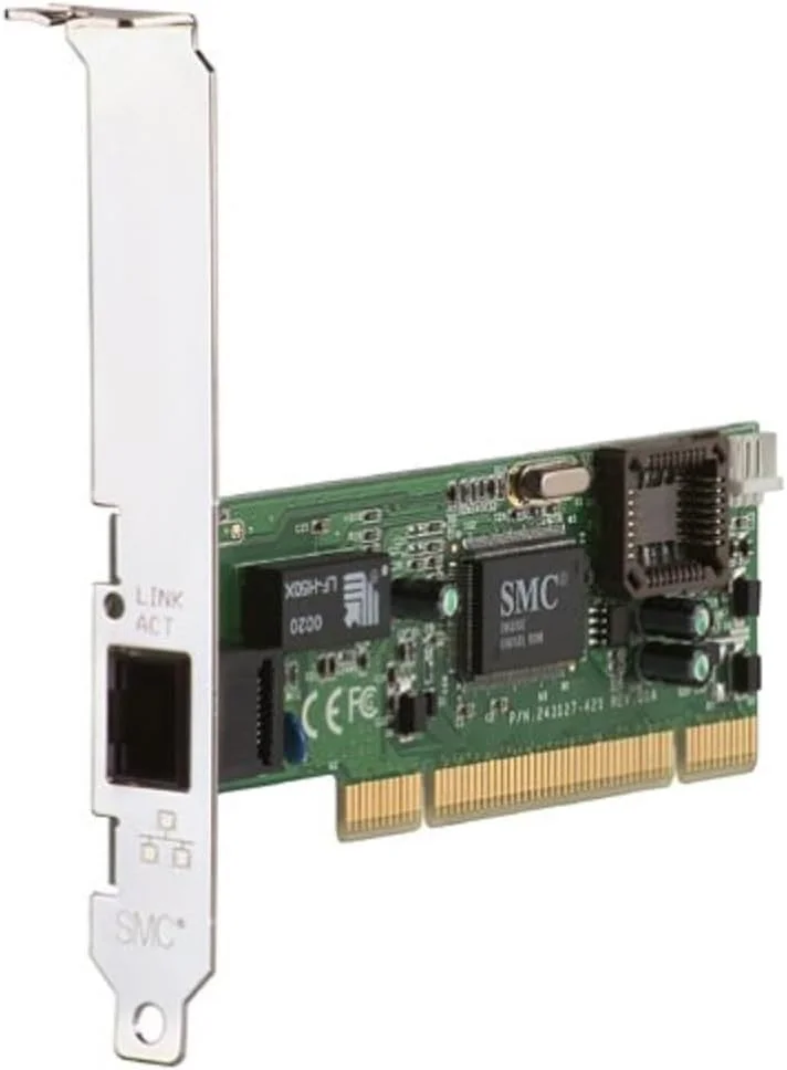 آداپتور PCI اس ام سی 10/100 مگابیت بر ثانیه RJ-45 فول دوبلکس