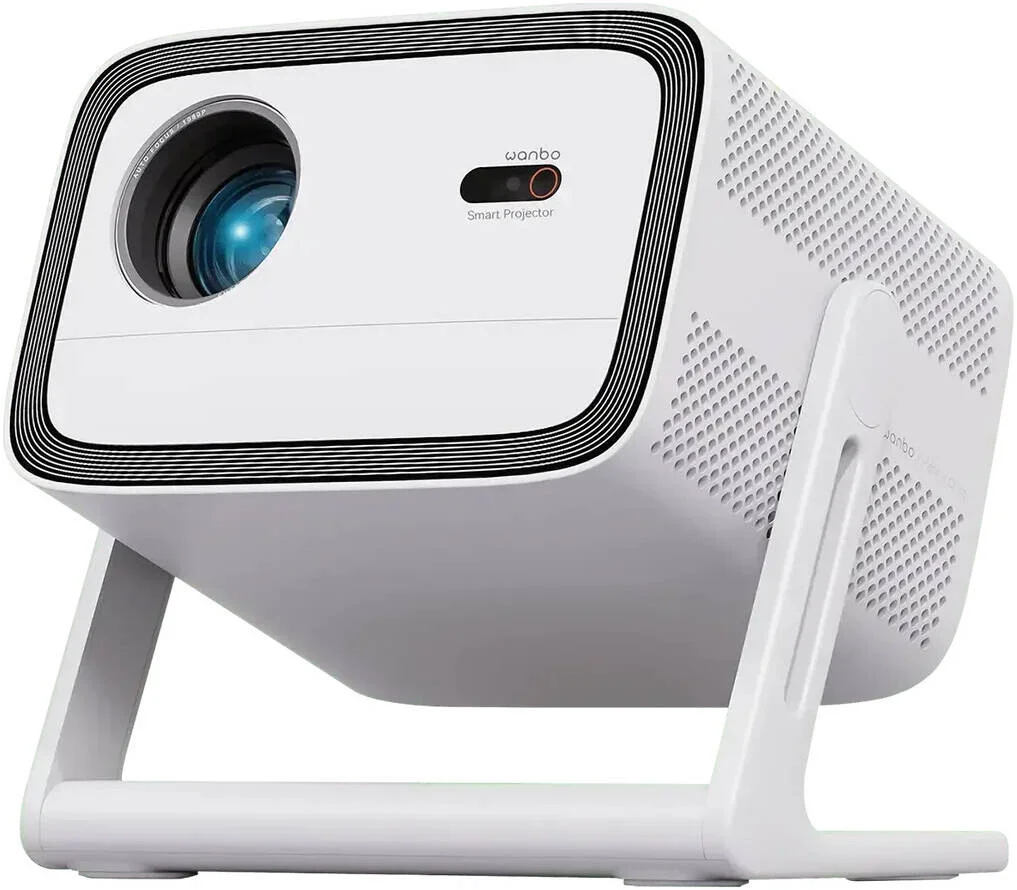 پروژکتور Wanbo Vali 1، پروجکشن گیمبال 200 درجه، 900 لومن ANSI، نویز فن 28dB/m، بلندگوهای استریو Hi-Fi 12 واتی، فناوری هوشمند ASA 3.0، Chromecast داخلی، سیستم عامل Android 11، سفید | Vali 1