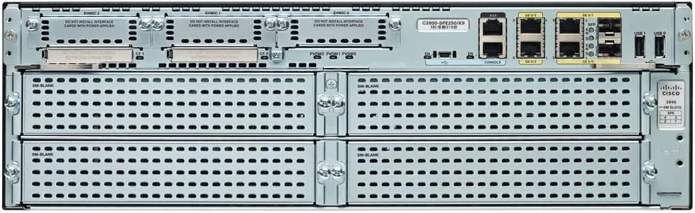 روتر سرویس یکپارچه سری Cisco 3900 مدل CISCO3945/K9