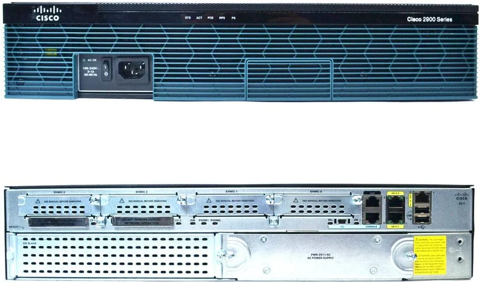 روتر سرویس های یکپارچه سری 2900 سیسکو مدل CISCO2911/K9 2911