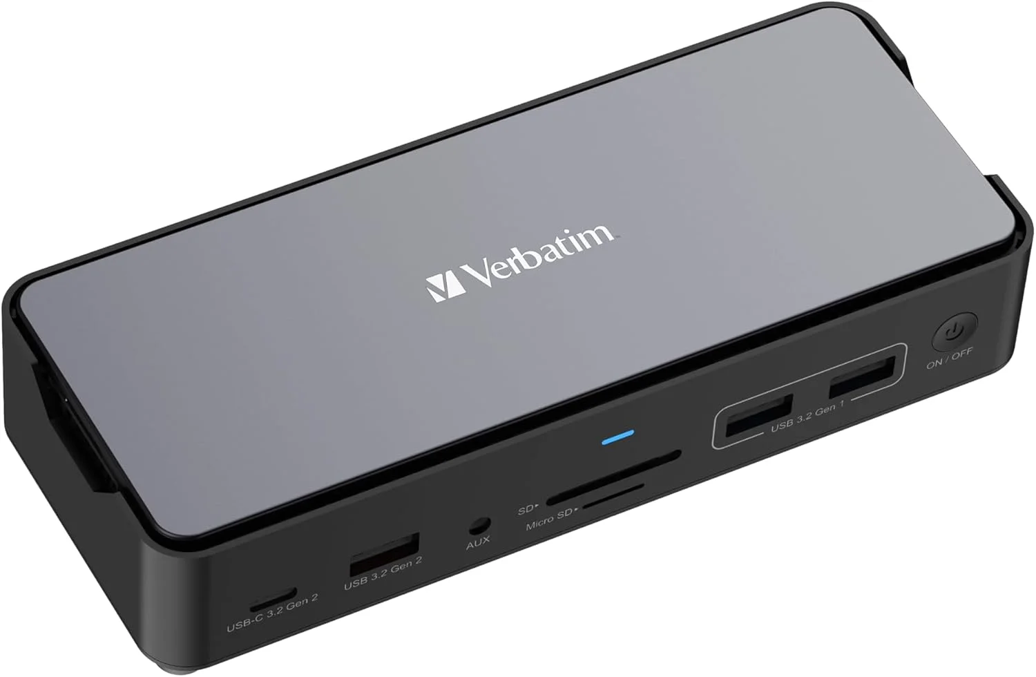 ایستگاه اتصال حرفه ای Verbatim USB-C، هاب 15 در 1، آداپتور چند پورت به HDMI 4K و 8K، USB-A و USB-C، PD 80 وات، AUX، کارت خوان، برای لپ تاپ های مک / ویندوز و غیره