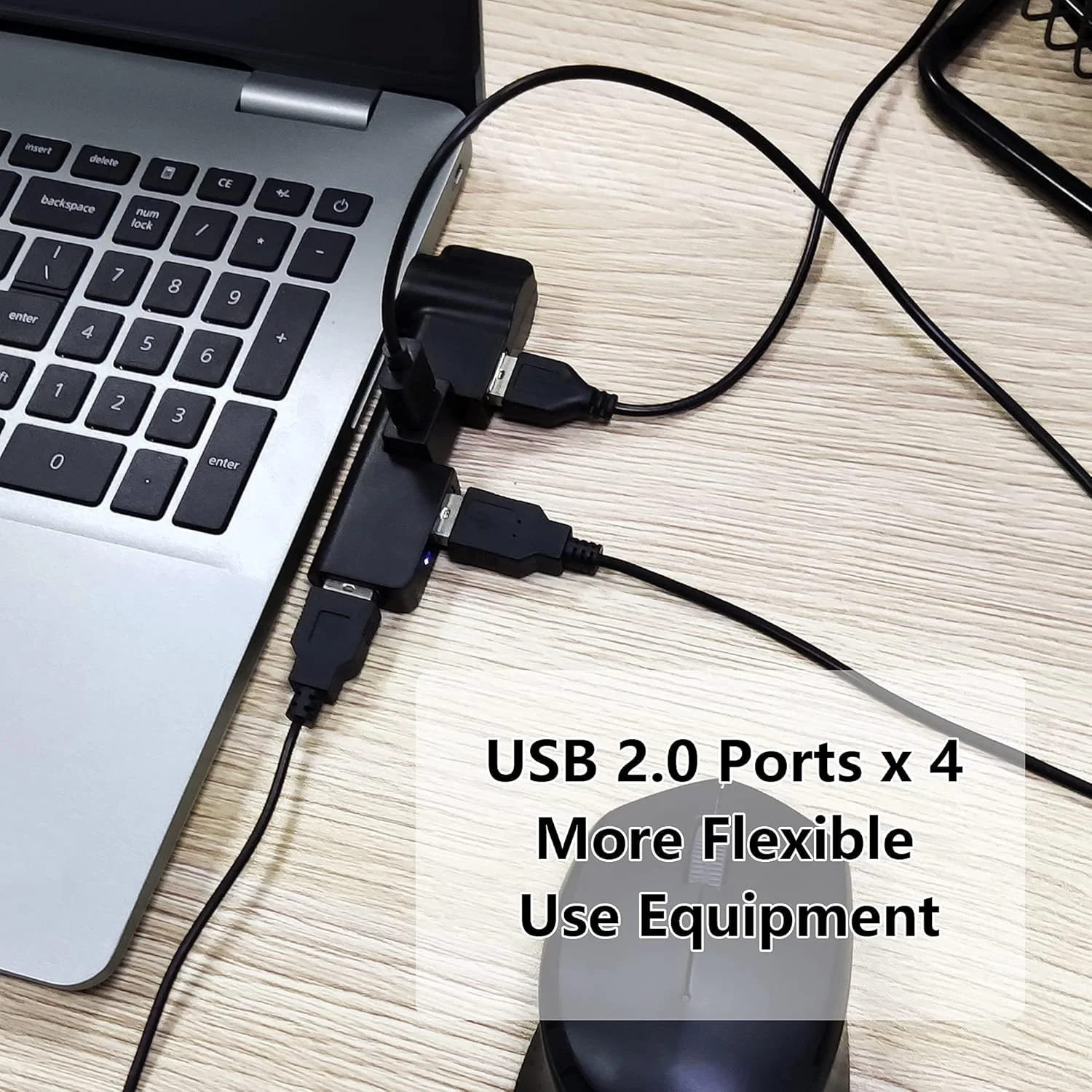 هاب USB تریفی، اسپلیتر USB باریک 4 پورت با قابلیت چرخش، توسعه دهنده USB برای کامپیوتر، لپ تاپ، کیبورد، ماوس، هارد دیسک و سایر آداپتورهای USB 2.0 هاب USB تریفی، اسپلیتر USB باریک 4 پورت با قابلیت چرخش، توسعه دهنده USB برای کامپیوتر، لپ تاپ، کیبورد، ماوس، هارد دیسک و سایر آداپتورهای USB 2.0