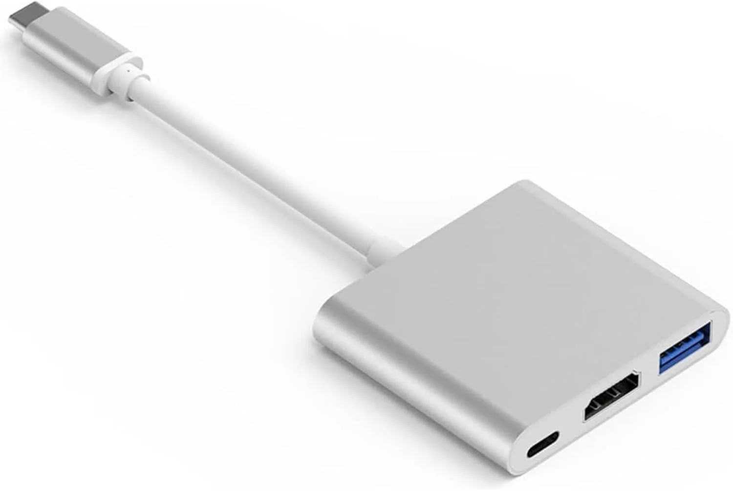 تبدیل USB Type-C به HDMI و USB PD - هاب 3 در 1 USB3.0 و آداپتور HDMI 4K - برای لپ تاپ، مک بوک، تبلت و آیپد