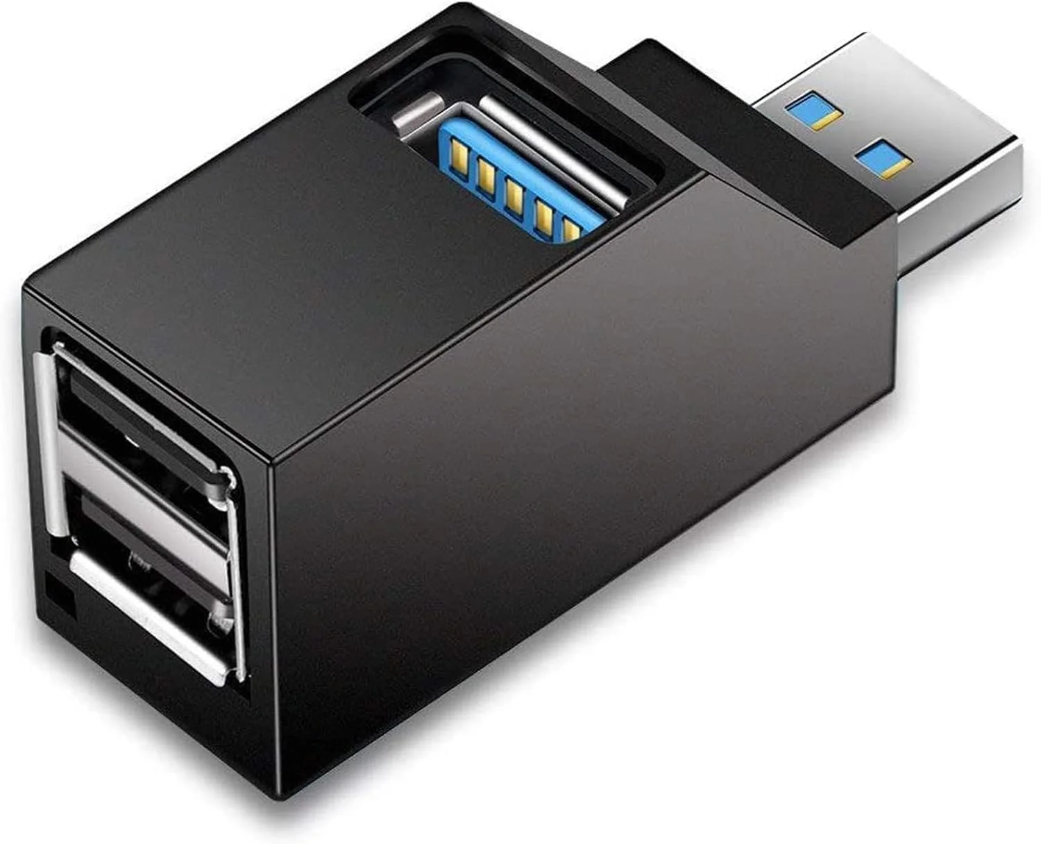 هاب USB 3.0 بیگ تری، اسپلیتر USB، هاب پورت USB چندگانه، با 3 پورت برای انتقال داده فلش درایو لپ تاپ PC، برای مک بوک، برای مک پرو/برای مینی، برای سرفیس پرو، برای XPS، برای نوت بوک PC و غیره.