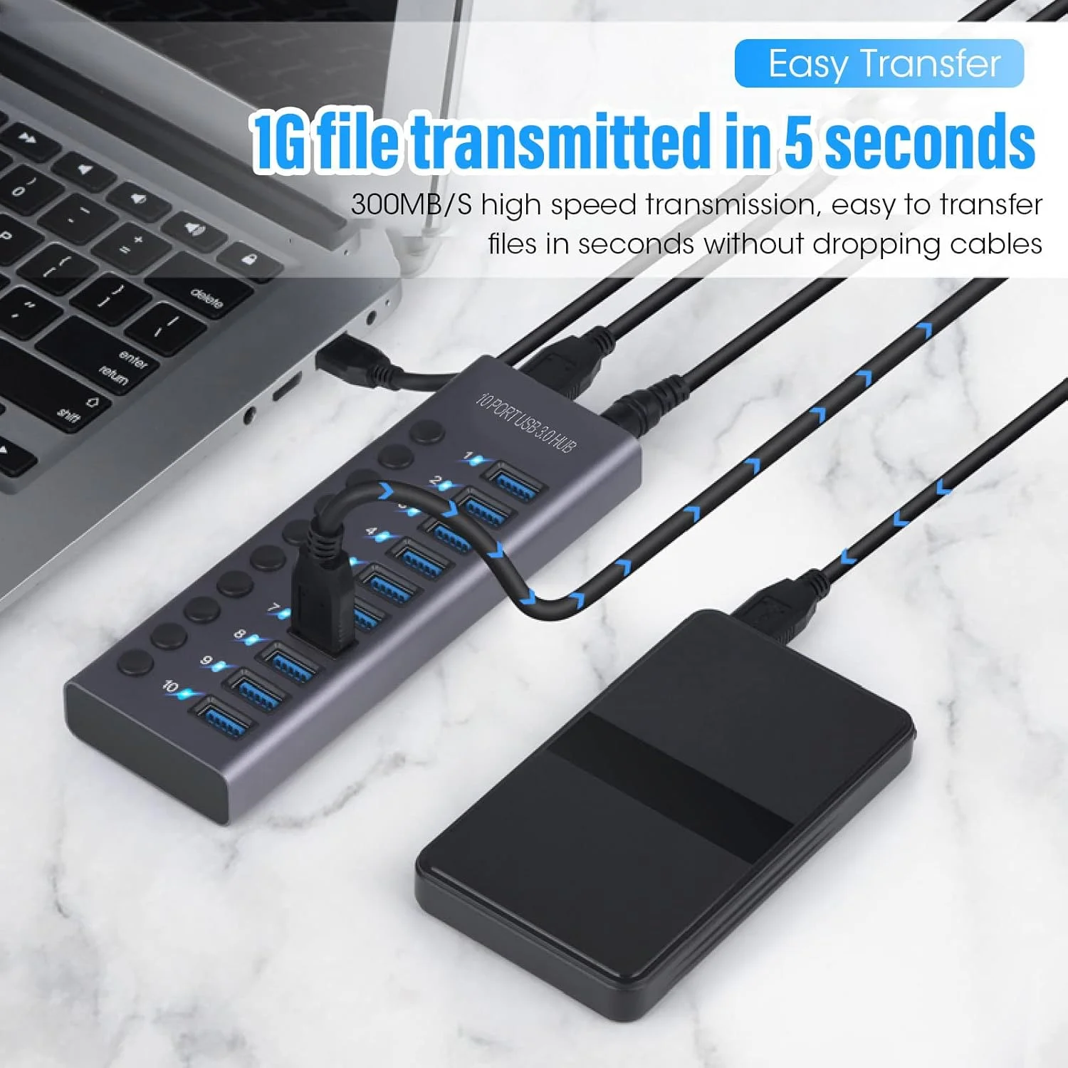 هاب USB 3.0 با 10 پورت، هاب USB با منبع تغذیه 60 واتی برای لپتاپ، هاب شارژ USB با سوئیچهای جداگانه، نشانگر LED، توسعه دهنده اسپلیتر هاب USB برای لپتاپ، کامپیوتر (پلاگین UK) هاب USB 3.0 با 10 پورت، هاب USB با منبع تغذیه 60 واتی برای لپتاپ، هاب شارژ USB با سوئیچهای جداگانه، نشانگر LED، توسعه دهنده اسپلیتر هاب USB برای لپتاپ، کامپیوتر (پلاگین UK)