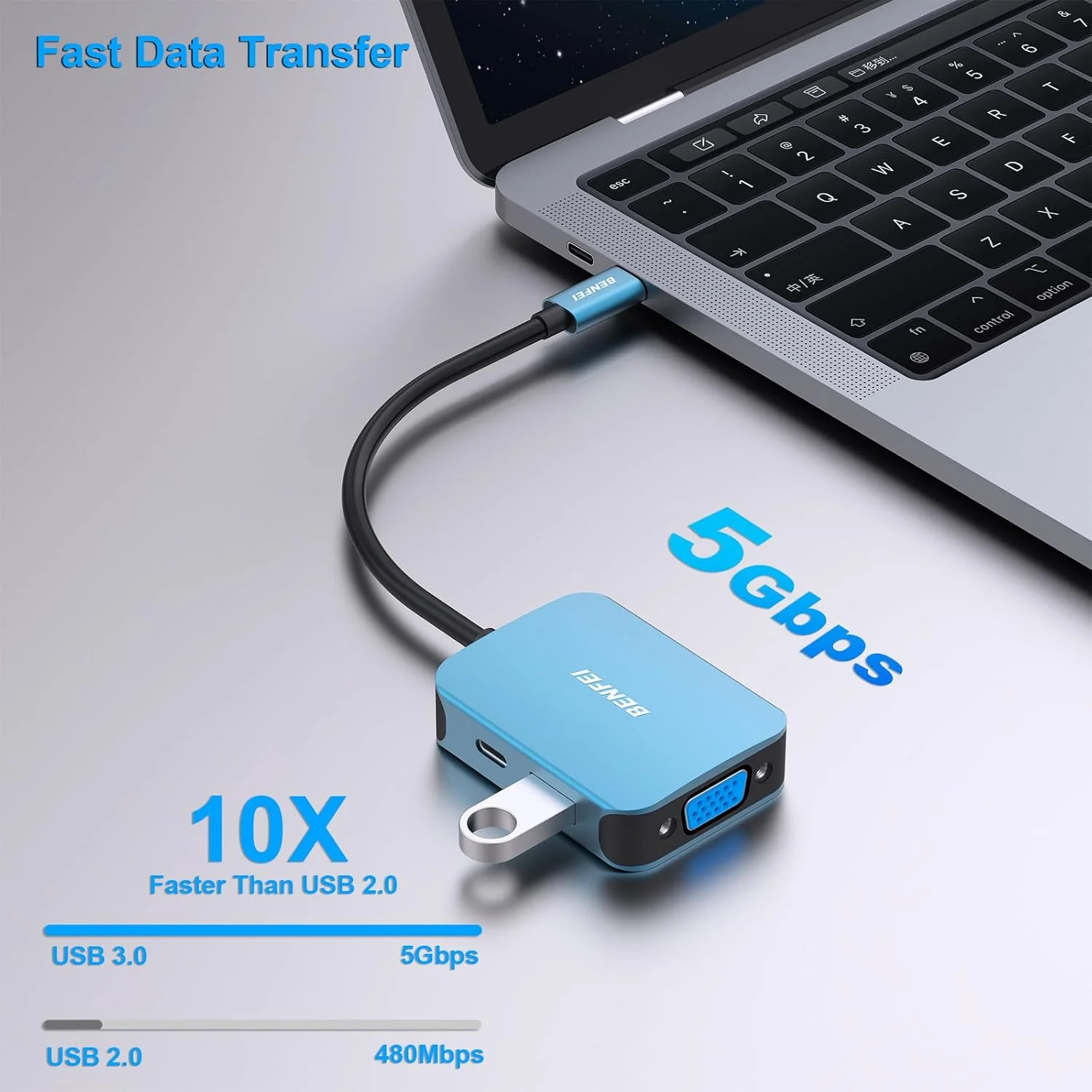هاب USB C بنفی 4 در 1، آداپتور USB Type-C به HDMI VGA، آداپتور USB C به USB، USB Type-C Power Delivery، سازگار با iPhone 15 Pro/Max، MacBook Pro/Air 2023، iPad Pro، iMac، S23، XPS 17 هاب USB C بنفی 4 در 1، آداپتور USB Type-C به HDMI VGA، آداپتور USB C به USB، USB Type-C Power Delivery، سازگار با iPhone 15 Pro/Max، MacBook Pro/Air 2023، iPad Pro، iMac، S23، XPS 17
