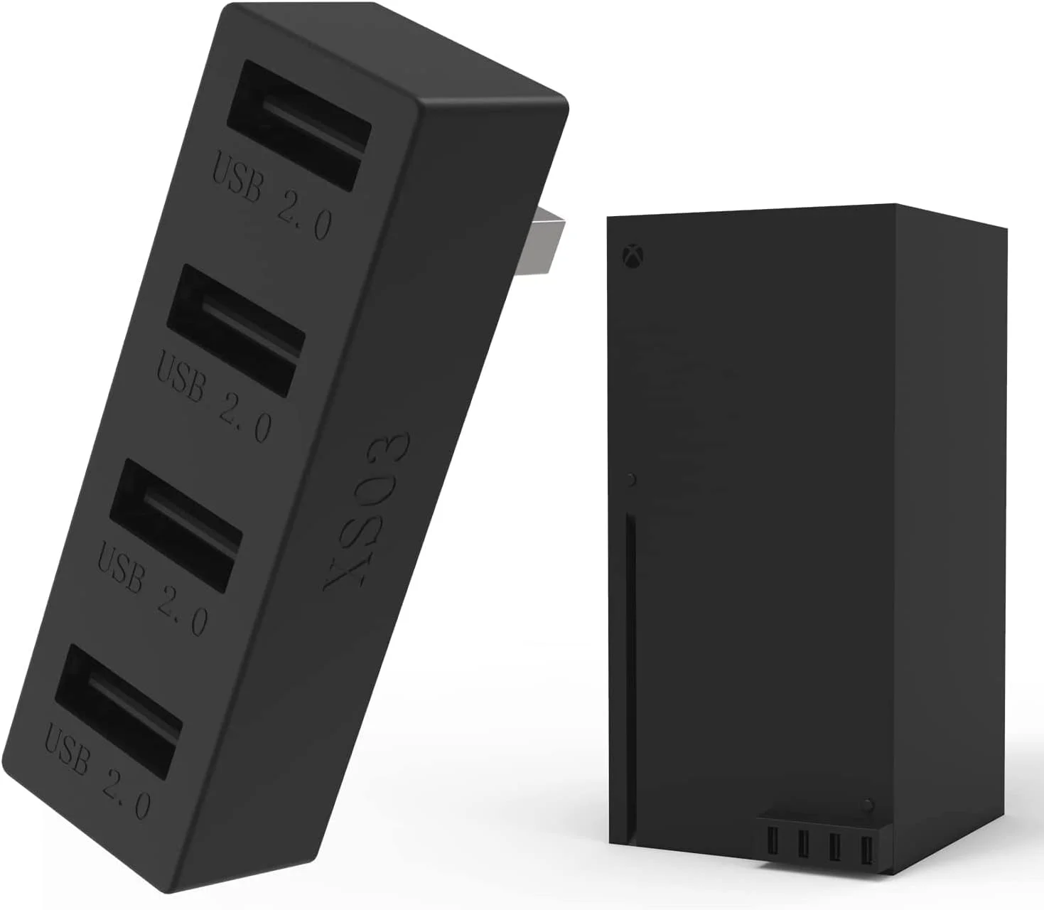 هاب USB 2.0 چهار پورت JZW-Shop برای Xbox Series X، آداپتور توسعه دهنده USB با سرعت بالا سازگار با Xbox Series