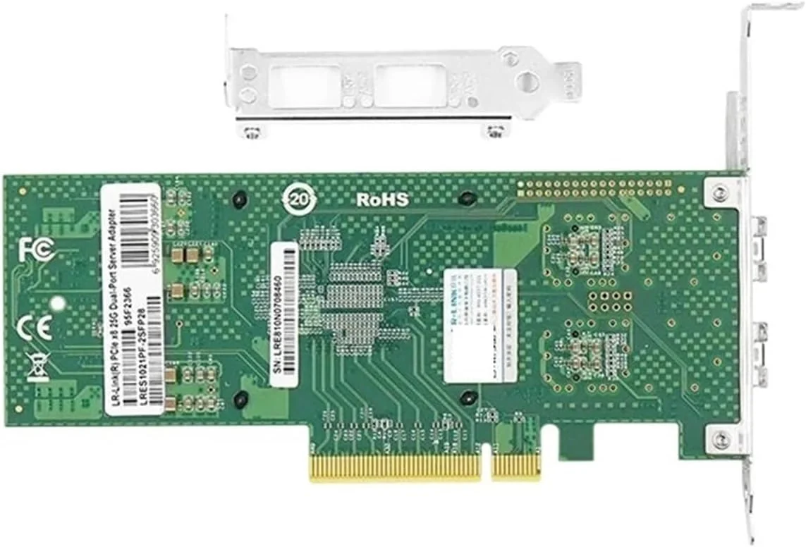 کارت شبکه 25G s-f.p28 با 2/4 پورت مدل E810XXVAM2