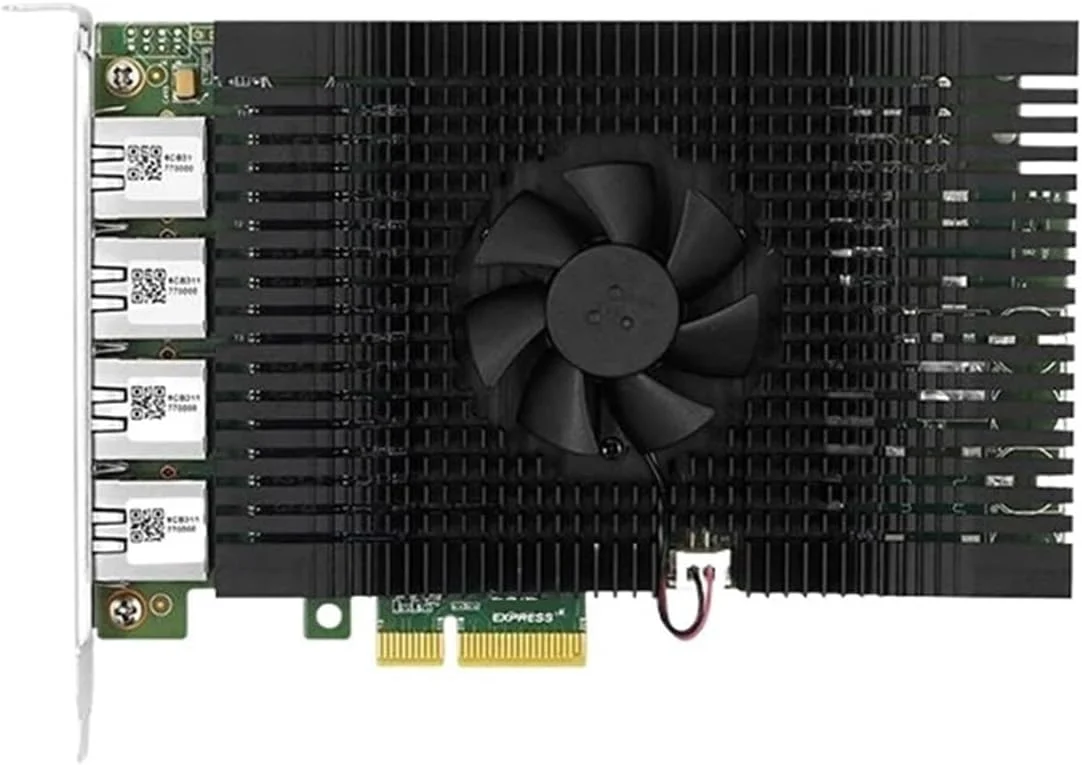 کارت شبکه صنعتی 4 پورت توسعه دهنده شبکه P-O//E 5/-G آداپتور X4 X8 X16