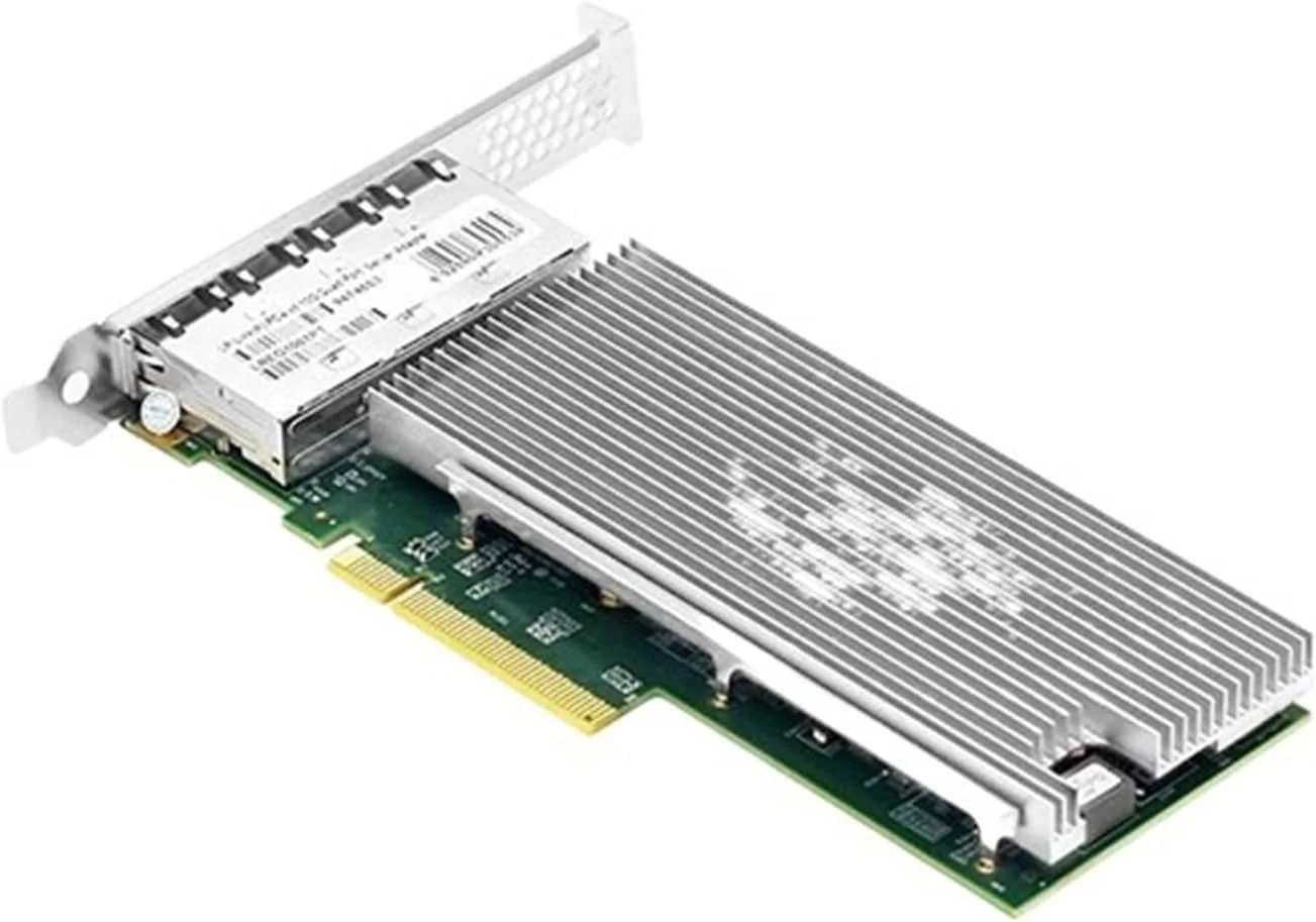 کارت شبکه 10G مدل X8 X16 با 4 پورت RJ45 اترنت