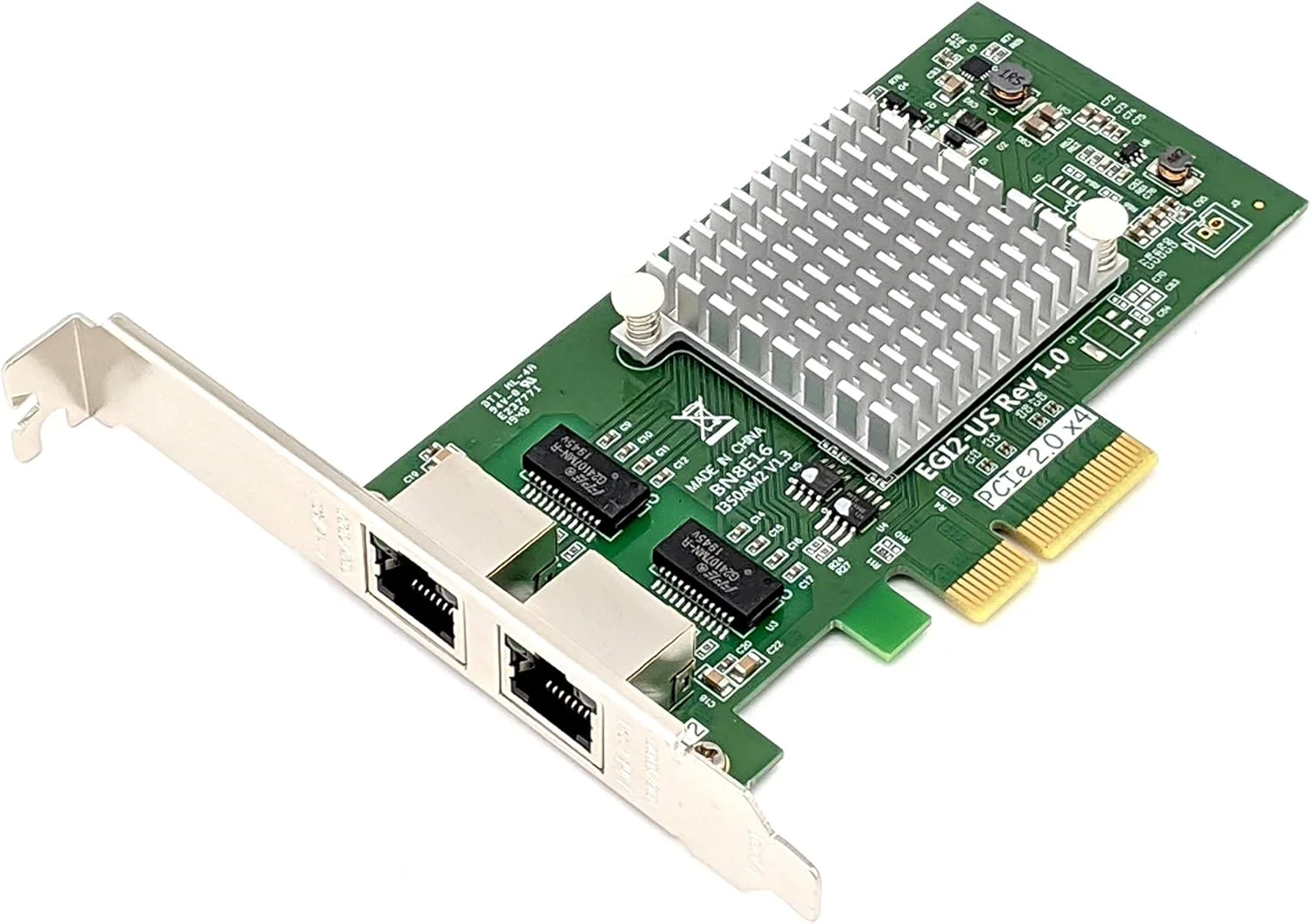 کارت شبکه دو پورت RJ-45 گیگابیتی سازگار با Intel I350-T2 (I350-AM2)