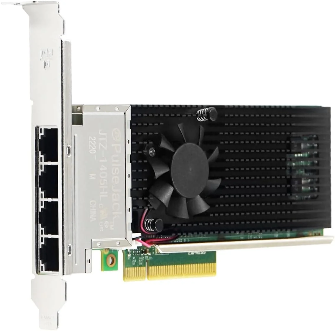 آداپتور سرور چهار پورت 10G اترنت PCI-Express x8 سازگار با خطوط x16