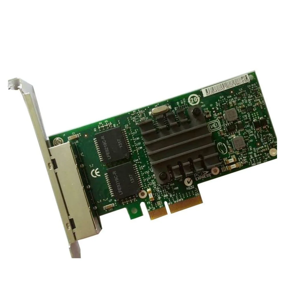 آداپتور شبکه سرور اترنت PCI Express چهار پورت RJ45 مدل I350-T4 I350 10/100/1000M
