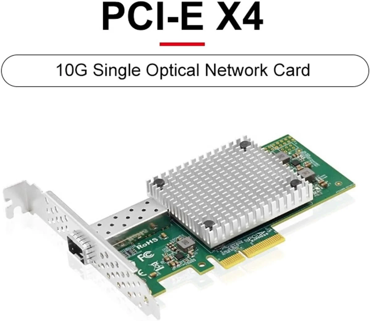 کارت شبکه X8، آداپتور اترنت LAN با پورت های 1/2/4، 10G S-FP+ (تک پورت 10G)