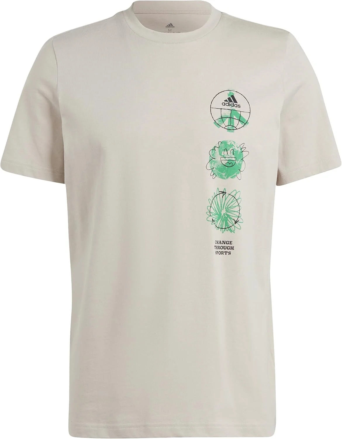 تی شرت مردانه آدیداس اسپرتس ویر مدل Change Through Sports Triple