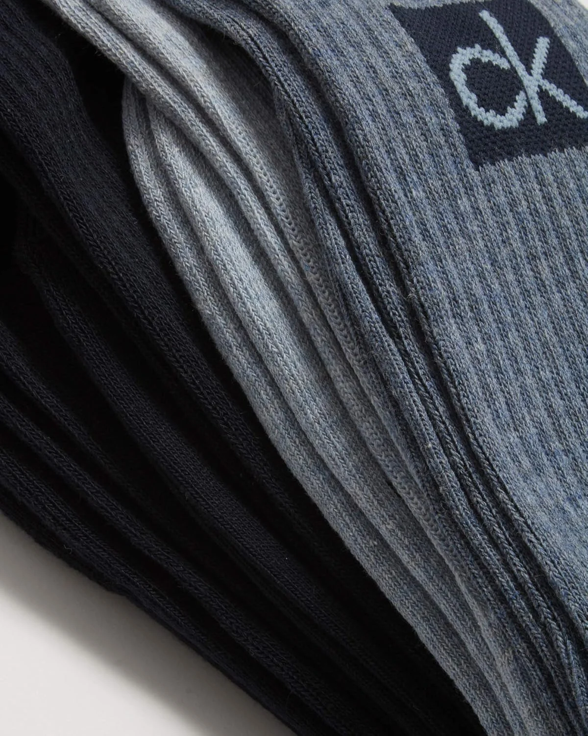 جوراب ساق کوتاه مردانه کلوین کلاین با لوگو، بسته 3 عددی جوراب ساق کوتاه مردانه کلوین کلاین با لوگو، بسته 3 عددی