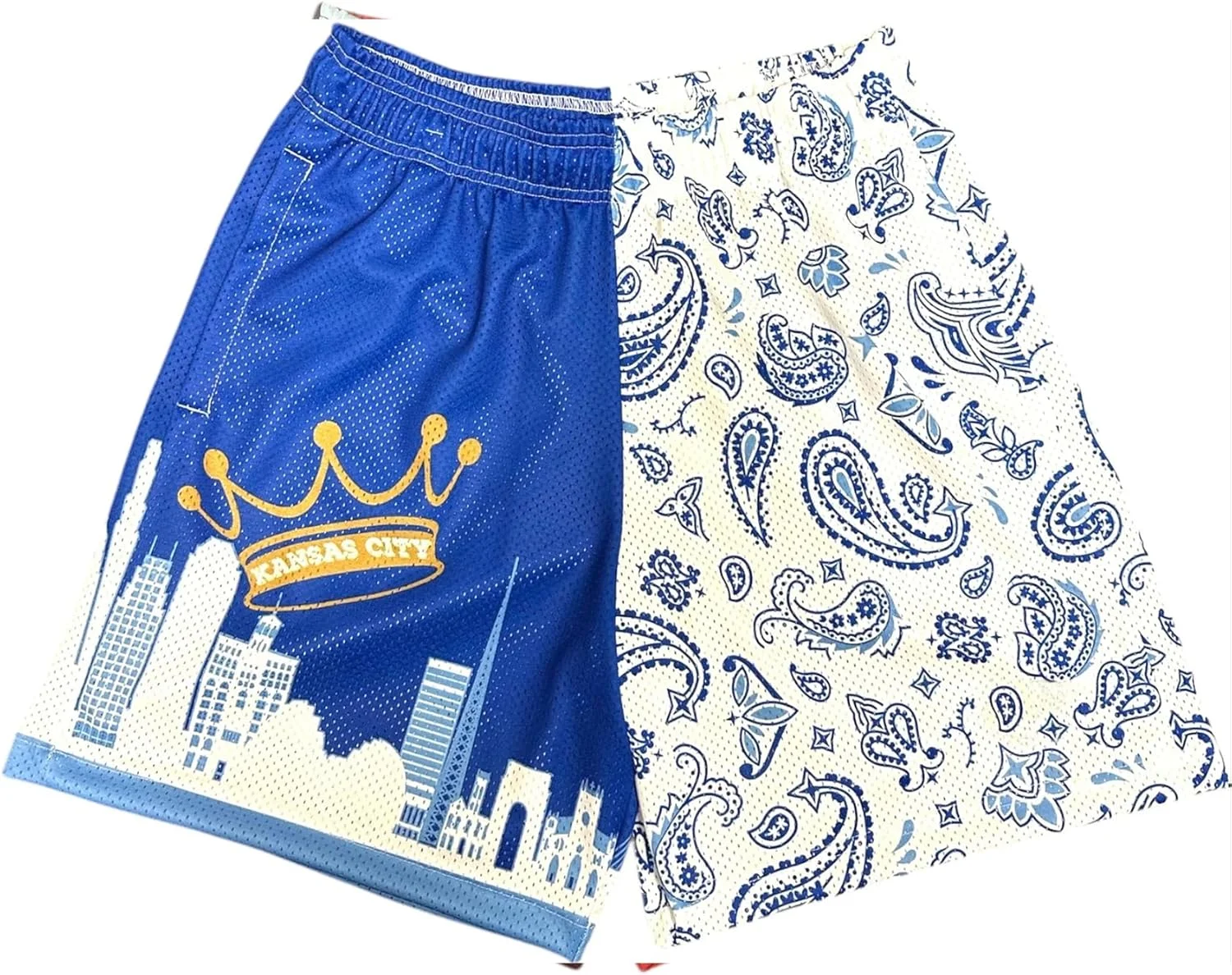 شلوارک مردانه طرح آسمان خراش DIOTSR، مناسب استایل خیابانی و غیررسمی، شلوارک بسکتبال خنک، شلوارک ورزشی دویدن با جیب