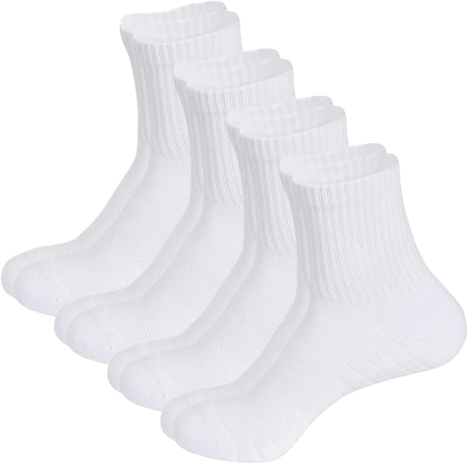 جوراب مچی تمرینی سبک Cici، جوراب ورزشی ساق کوتاه نخی مردانه (بسته 4 عددی)