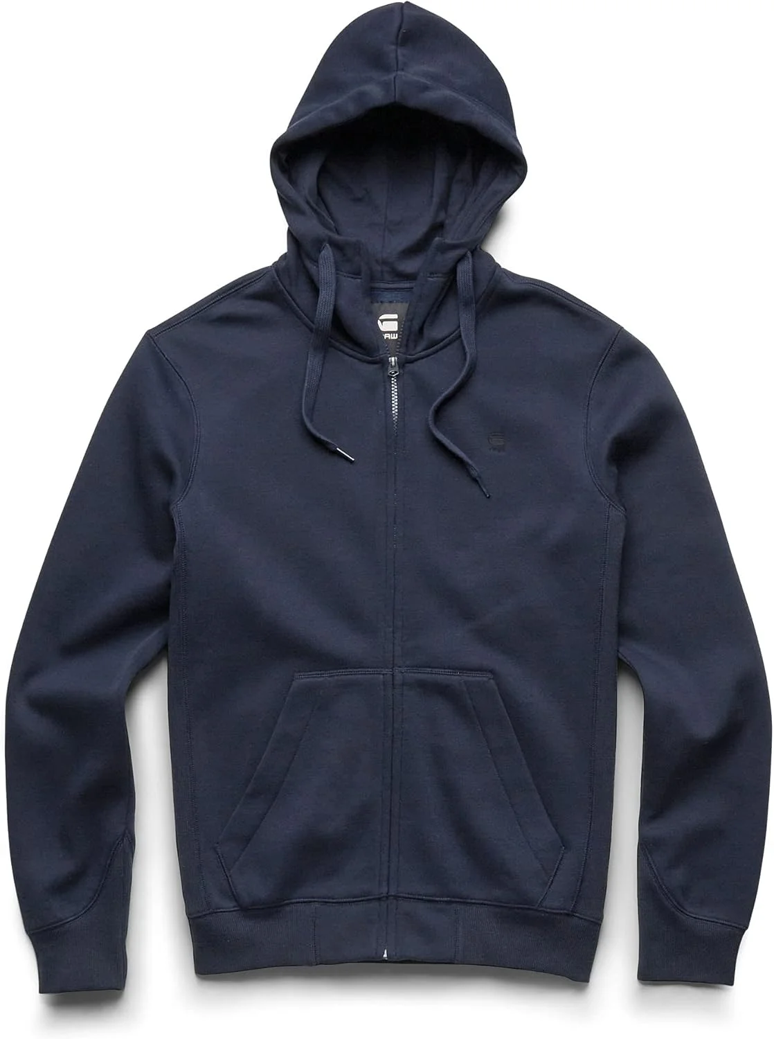 سویشرت زیپ‌دار مردانه G-Star Raw مدل Premium Core کلاه دار