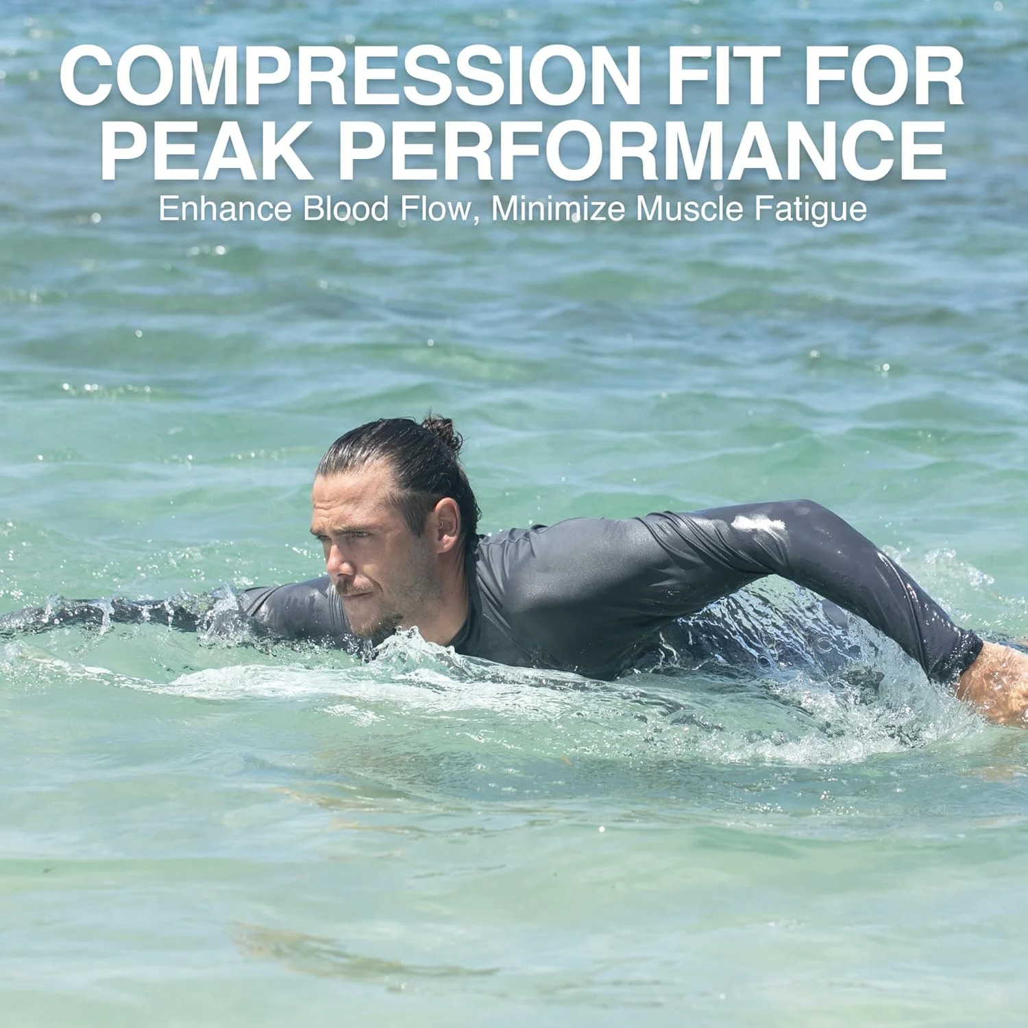 تی شرت آستین بلند مردانه محافظ در برابر اشعه ماوراء بنفش 50+ برند کانو سرف