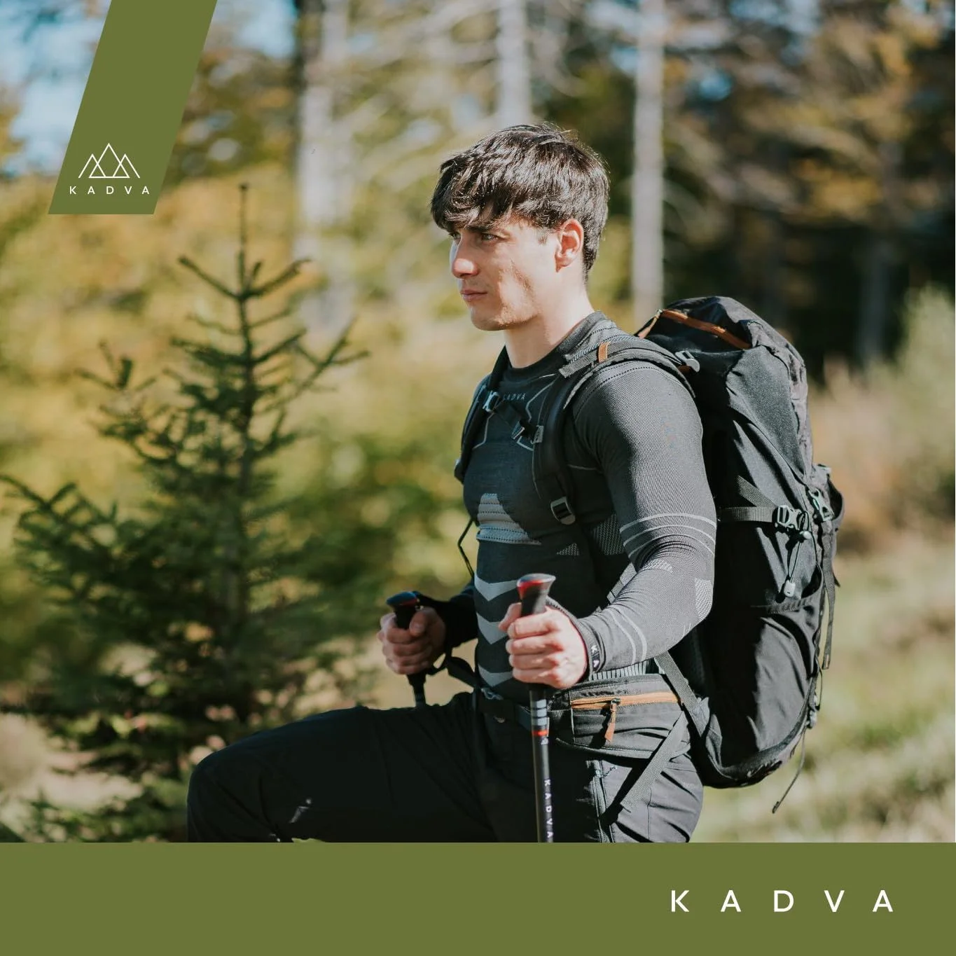 ست لباس زیر حرارتی مردانه Streif، رنگ خاکستری تیره، لباس زیر کاربردی برای زمستان، تنظیم کننده دما در طول ورزش، تنفس پذیر و رطوبت گیر