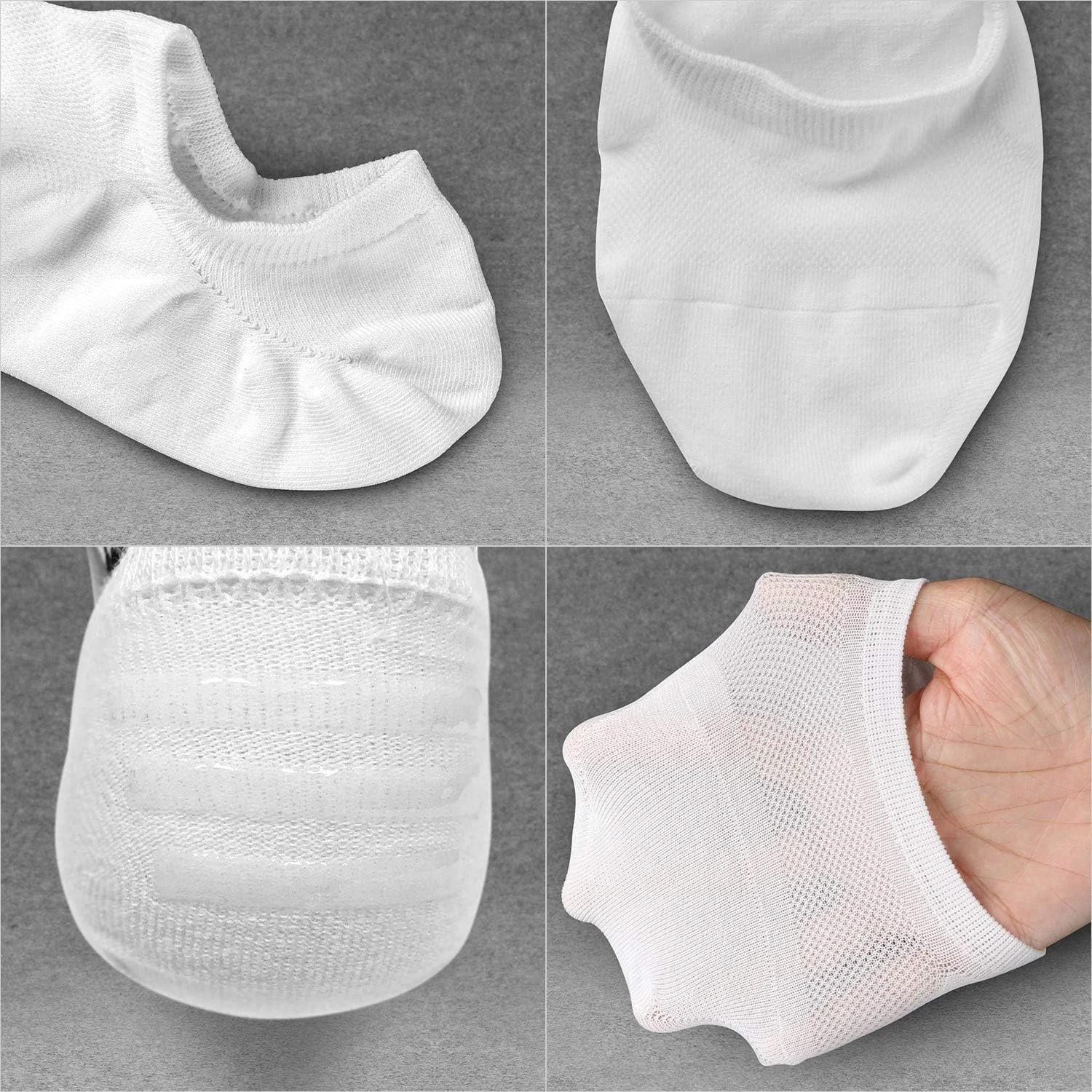 جوراب کالج مردانه، ضد لغزش، نخی، ساق کوتاه، نامرئی، روزمره، 6 جفت جوراب کالج مردانه، ضد لغزش، نخی، ساق کوتاه، نامرئی، روزمره، 6 جفت