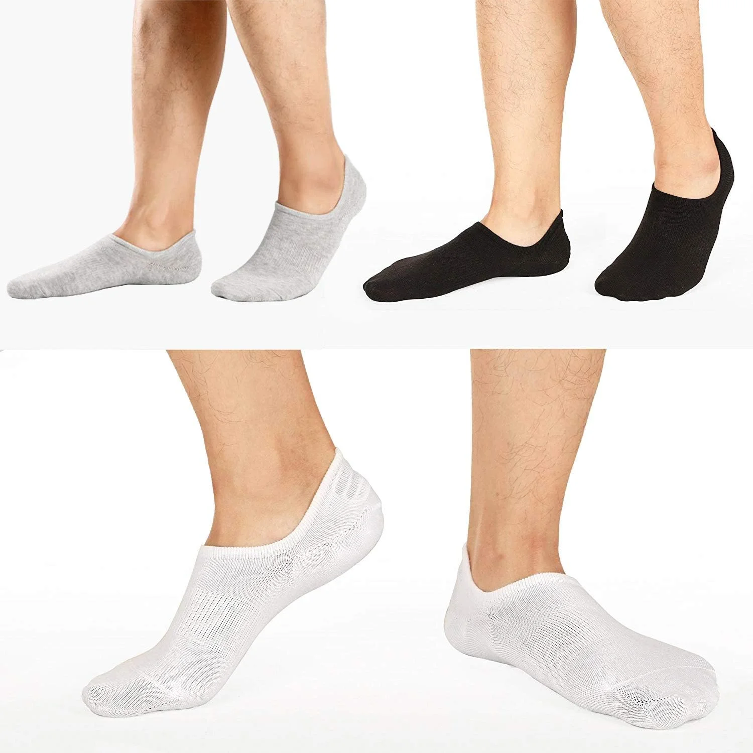 جوراب کالج مردانه، ضد لغزش، نخی، ساق کوتاه، نامرئی، روزمره، 6 جفت جوراب کالج مردانه، ضد لغزش، نخی، ساق کوتاه، نامرئی، روزمره، 6 جفت