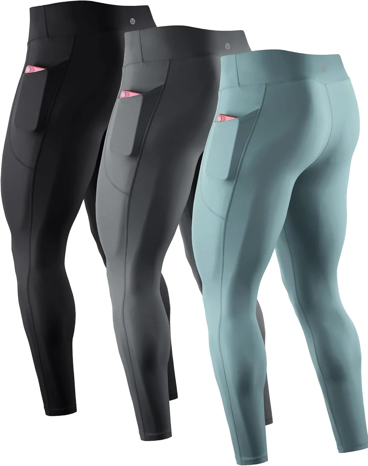 شلوار فشاری مردانه نلیوس، مناسب دویدن و ورزش، دارای جیب موبایل شلوار فشاری مردانه نلیوس، مناسب دویدن و ورزش، دارای جیب موبایل