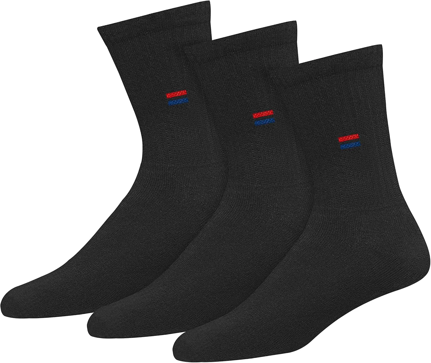 جوراب ساق دار مردانه ناوی اسپرت، پنبه ای، نرم و راحت، بسته 3 عددی (Free Size)