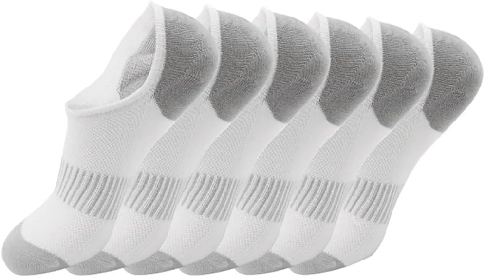 جوراب مچی مردانه، مناسب بهار و تابستان، جوراب ورزشی نخی، آستر نامرئی، غیر لغزنده، 6 جفت