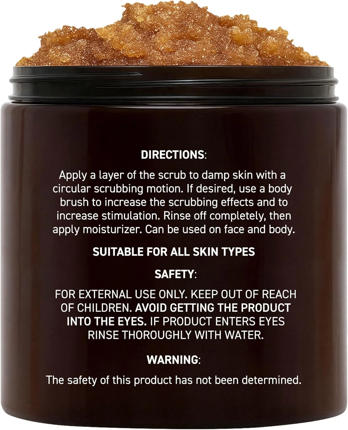 اسکراب بدن شکر قهوه ای بروکلین بوتانی - اسکراب لایه بردار صورت و بدن برای سلولیت، علائم کشش، لکه های پوستی و رگ های واریسی، 283 گرم