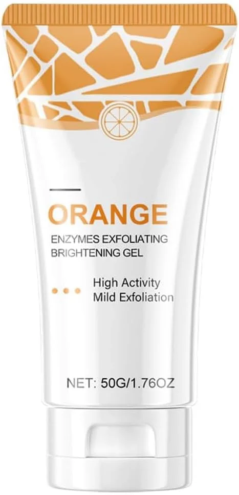 ژل لایه بردار صورت پرتقالی، ژل اسکراب صورت ویتامین C، اسکراب لایه بردار صورت برای ، اسکراب صورت پرتقالی برای منافذ باز، از بین برنده جوش های سرسیاه و صاف کننده رنگ پوست