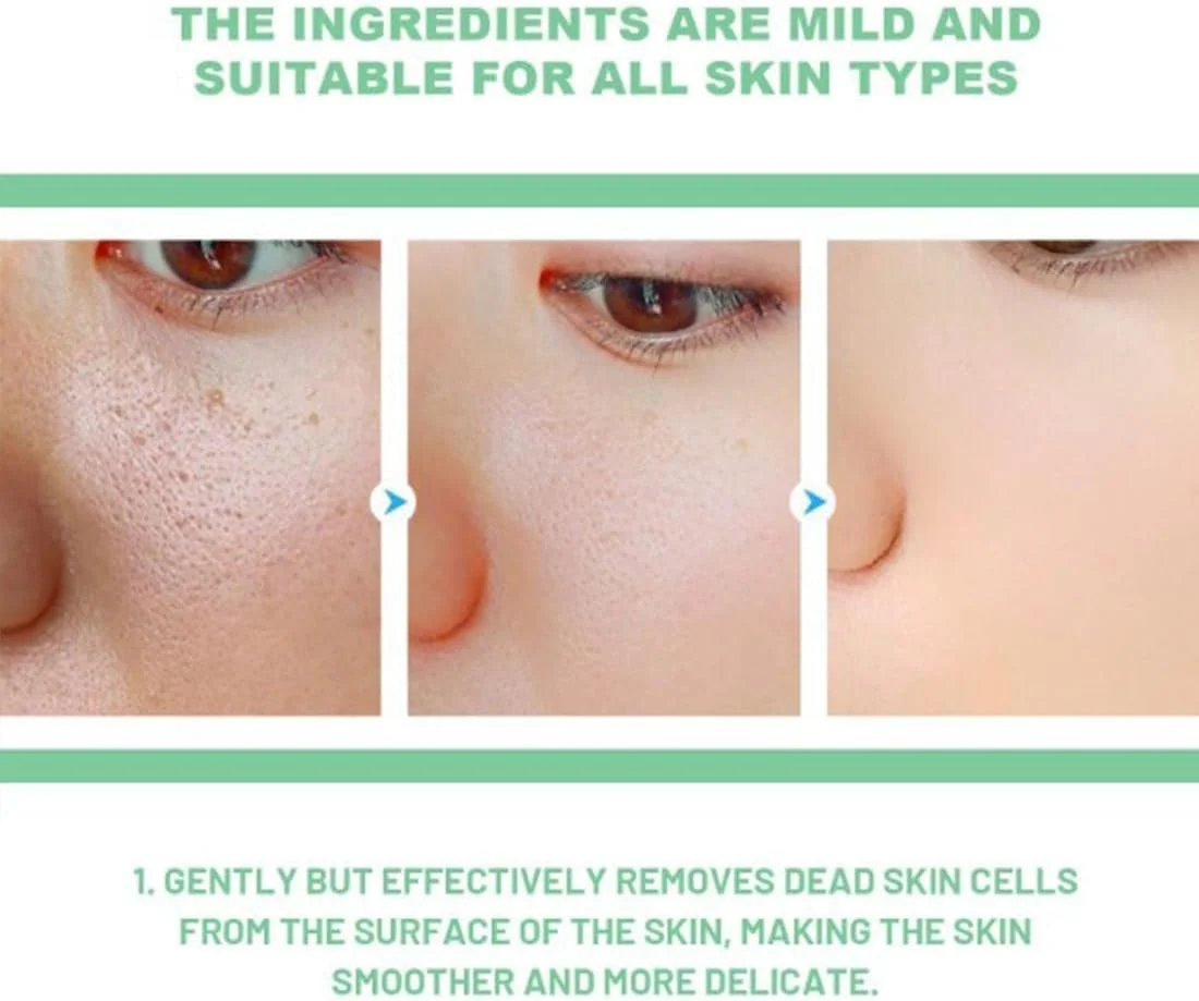 ژل لایه بردار پاک کننده، 2 عدد 100 گرم اسکراب لایه بردار ملایم صورت، اسکراب ژل لایه بردار طبیعی بدن، بهبود رنگ و بافت پوست، فرمول ضد حساسیت، مناسب برای انواع پوست