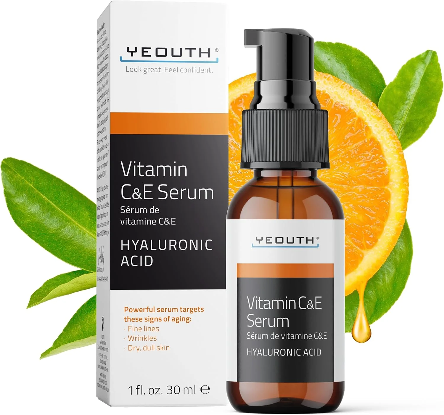 سرم ویتامین C و E یوت با هیالورونیک اسید، 30 میلی لیتر
