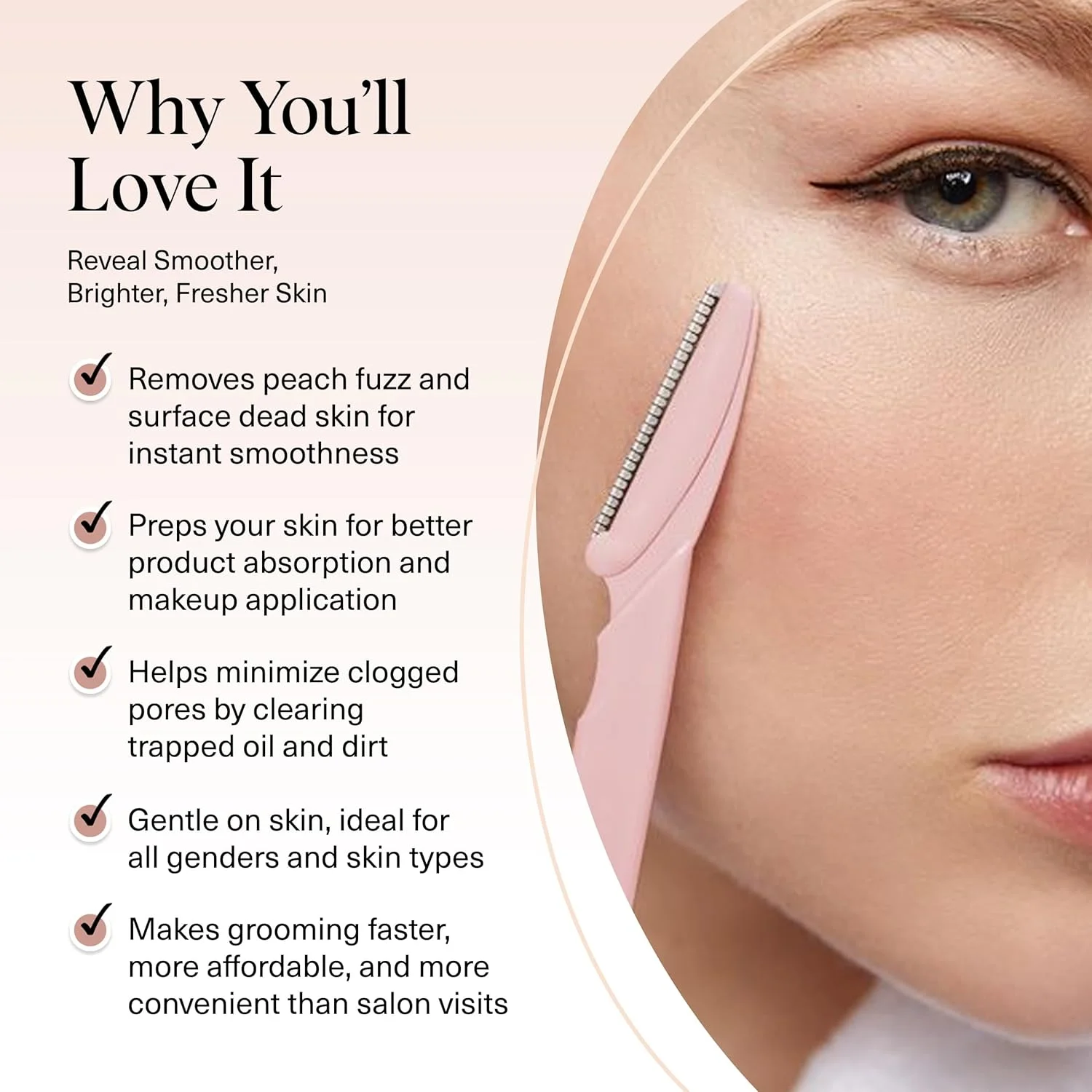 تیغ اصلاح صورت کیچ برای لایه برداری پوست صورت بانوان و آقایان، اصلاح ابرو و موهای زائد صورت - ابزار مراقبت از پوست برای داشتن پوستی صاف تر - رژگونه، 6 عدد تیغ اصلاح صورت کیچ برای لایه برداری پوست صورت بانوان و آقایان، اصلاح ابرو و موهای زائد صورت - ابزار مراقبت از پوست برای داشتن پوستی صاف تر - رژگونه، 6 عدد