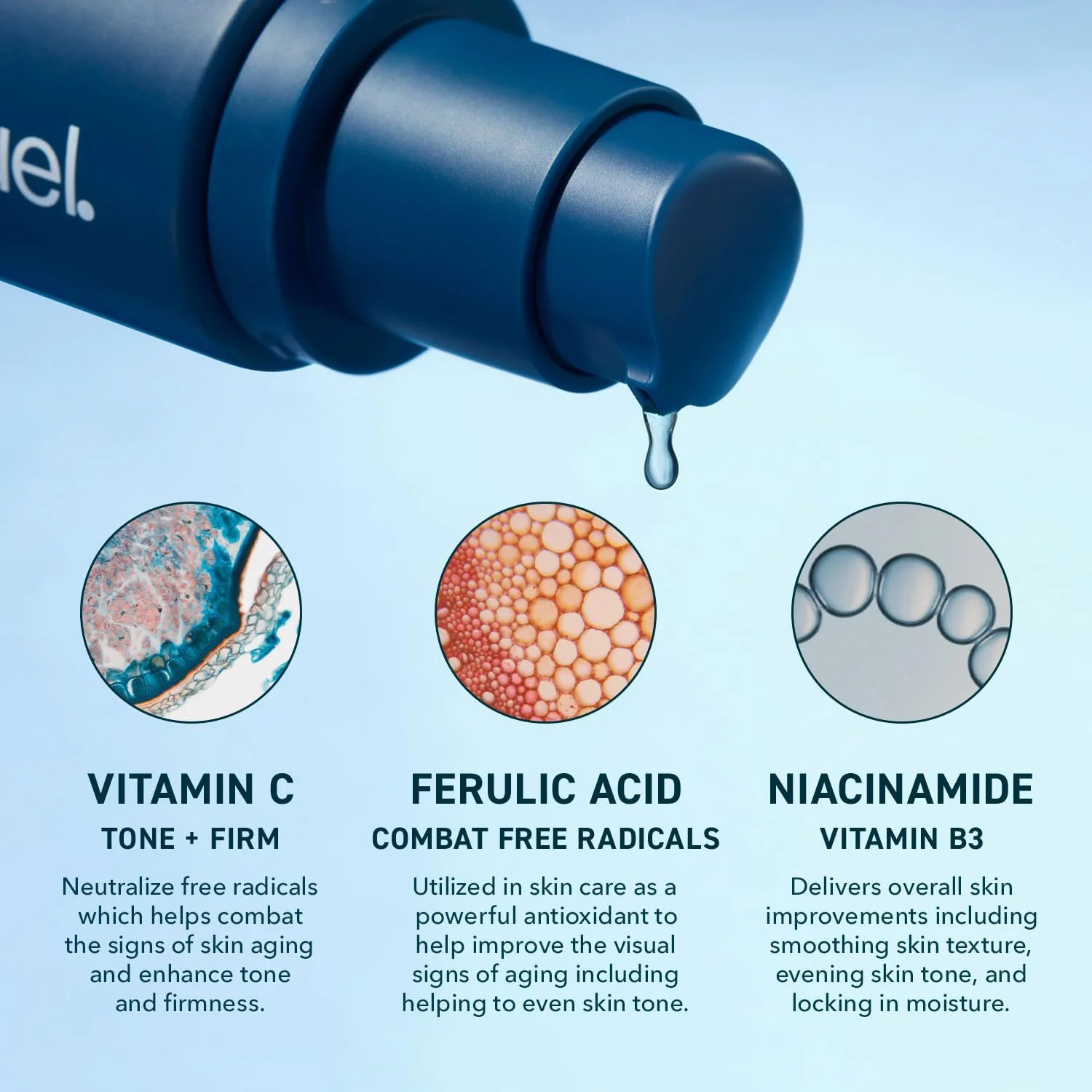 سرم صورت ویتامین C درخشان کننده پوست Prequel Skin - حاوی ال-آسکوربیک اسید و فرولیک اسید - 30 میلی لیتر