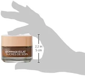 اسکراب درخشان کننده صورت و لب لورآل پاریس - لایه بردار و صاف کننده - حاوی 3 نوع شکر و روغن هسته انگور - مناسب انواع پوست - 50 میلی لیتر