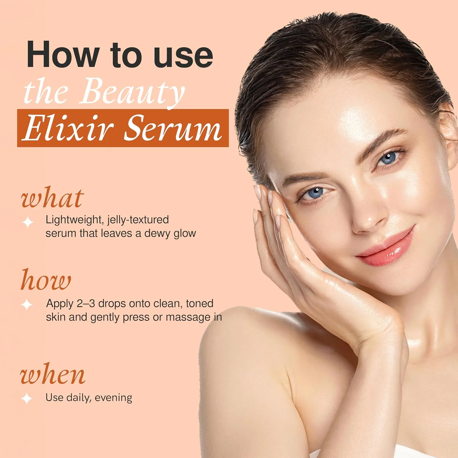 سرم صورت روشن کننده ویتامین C - مراقبت از پوست ضد پیری، آبرسان، مغذی، درخشان کننده پوست - مناسب انواع پوست - مواد طبیعی سبک - وگان، بدون پارابن و تست حیوانی - 50 میلی لیتر